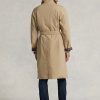 Beige Herren Ralph Lauren gewebte Baumwoll-Wandermäntel