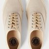 Beige Ralph Lauren Canvas-Sneaker für Herren