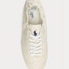 Beige Ralph Lauren The Suede Pony Ballerina-Sneakers für Damen