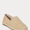 Beigefarbene Ralph Lauren Cevio Wildleder-Espadrille für Herren