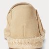 Beigefarbene Ralph Lauren Cevio Wildleder-Espadrille für Herren
