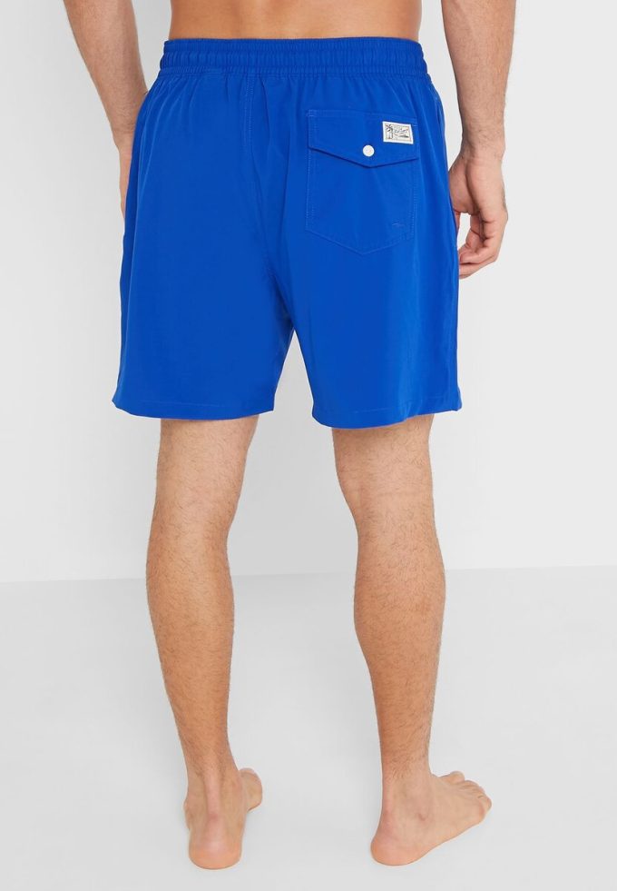Blaue Badeshorts mit Kordelzug für Herren von Ralph Lauren