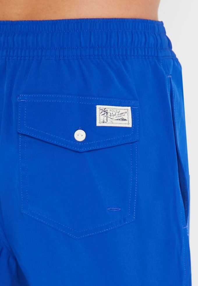 Blaue Badeshorts mit Kordelzug für Herren von Ralph Lauren
