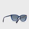 Blaue Damen-Sonnenbrille „Ralph Lauren 0Ra5274 Wayfarer“