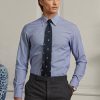 Blaue formelle Hemden aus pflegeleichtem Twill mit Gingham-Muster für Herren von Ralph Lauren