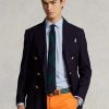 Blaue, gestreifte Performance-Hemden im Custom Fit für Herren von Ralph Lauren