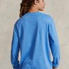 Blaue Herren Ralph Lauren Classic Fit Polo Sport Jersey T-Shirts