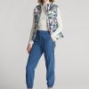 Blaue Jogginghose aus Vier-Wege-Stretch von Ralph Lauren für Damen