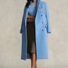 Blaue Polomäntel aus der Spelman-Kollektion von Ralph Lauren für Damen