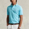 Blaue Poloshirts aus Mesh im Slim Fit von Ralph Lauren für Herren
