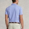 Blaue Poloshirts aus Mesh im Slim Fit von Ralph Lauren für Herren