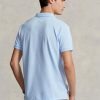 Blaue Poloshirts aus Mesh im Slim Fit von Ralph Lauren für Herren