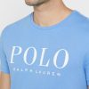 Blaue Poloshirts mit Rundhalsausschnitt und Logo für Herren von Ralph Lauren