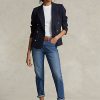 Blaue Ralph Lauren Avery Jeans für Damen