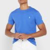 Blaue Ralph Lauren Essential T-Shirts mit Rundhalsausschnitt für Herren