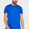 Blaue Ralph Lauren Essential T-Shirts mit Rundhalsausschnitt für Herren
