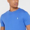 Blaue Ralph Lauren Essential T-Shirts mit Rundhalsausschnitt für Herren