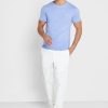 Blaue Ralph Lauren Essential T-Shirts mit Rundhalsausschnitt für Herren