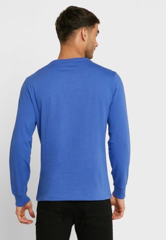Blaue Ralph Lauren Graphic T-Shirts mit Rundhalsausschnitt für Herren