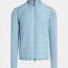 Blaue Ralph Lauren Hybrid Mockneck-Jacken für Herren