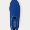 Blaue Ralph Lauren Jordyn Slip-On-Sneakers für Damen