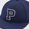 Blaue Ralph Lauren Logo Curved Peak Hüte für Herren