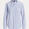 Blaue Ralph Lauren Oxford-Hemden im Classic Fit für Damen