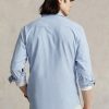 Blaue Ralph Lauren Oxford-Westernhemden im Classic Fit für Herren