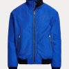 Blaue Ralph Lauren Raglanärmeljacken für Herren