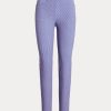Blaue Ralph Lauren Slim Stretchhose für Damen