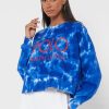 Blaue Ralph Lauren Strick-Sweatshirts mit Rundhalsausschnitt für Damen