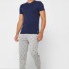 Blaue Ralph Lauren T-Shirts mit Rundhalsausschnitt im 3er-Pack für Herren