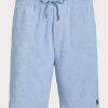 Blaue Ralph Lauren Terry-Shorts mit Kordelzug für Herren
