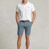 Blaue Stretch-Chinoshorts im Slim Fit von Ralph Lauren für Herren