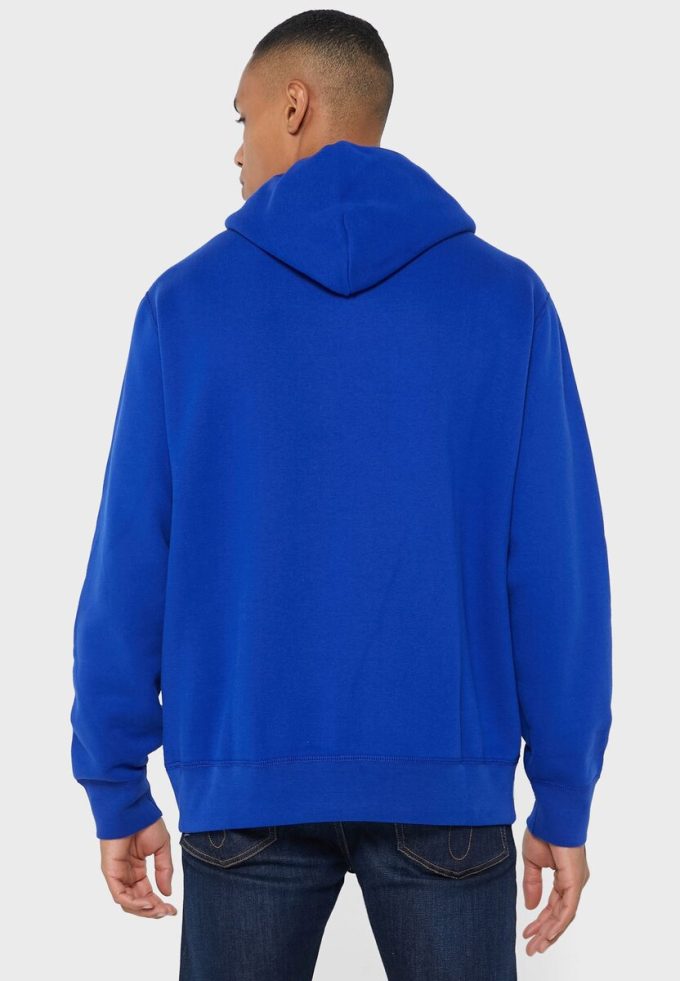 Blauer Ralph Lauren Logo-Hoodie für Herren