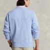 Blaues Fleece-Sweatshirt mit Polo Bear von Ralph Lauren für Herren