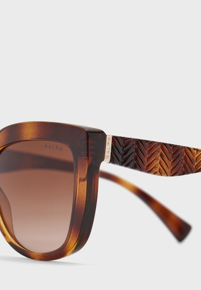 Braune Damen-Sonnenbrille „Ralph Lauren 0Ra5254 Butterfly“