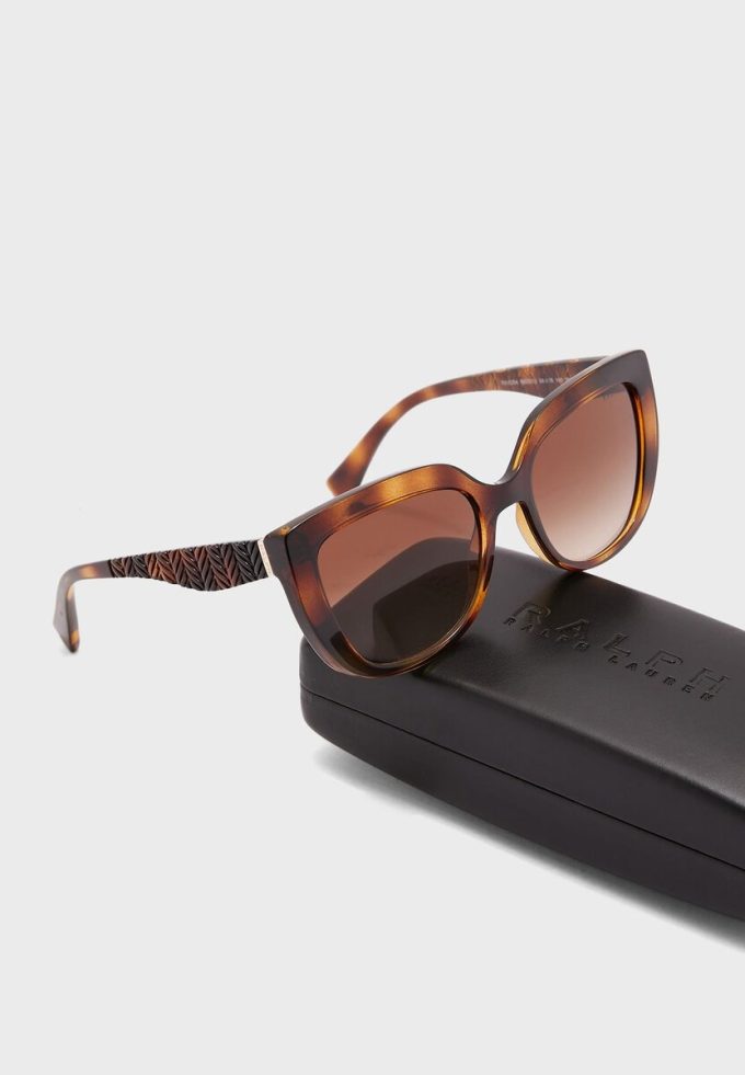 Braune Damen-Sonnenbrille „Ralph Lauren 0Ra5254 Butterfly“
