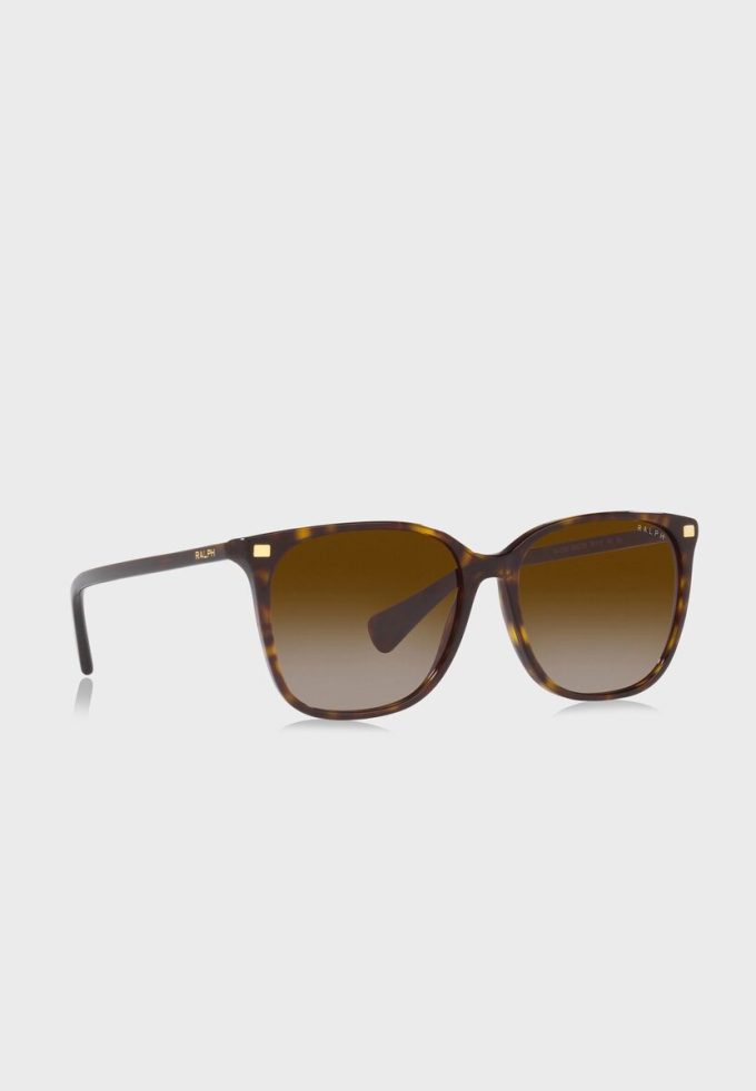 Braune Damen-Sonnenbrille „Ralph Lauren 0Ra5293 Wayfarer“
