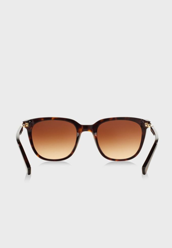 Braune Damen-Sonnenbrille „Tortoise Wayfarers“ von Ralph Lauren 0RA5206