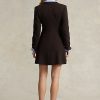 Braune Fit-and-Flare-Mäntel aus Tweed von Ralph Lauren für Damen