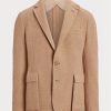 Braune Herren Ralph Lauren Hadley Sportblazer aus strukturiertem Wolltwill