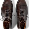 Braune Lederstiefel von Ralph Lauren für Herren