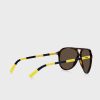 Braune Ralph Lauren 0Ph4173 Clubmaster Sonnenbrille für Herren