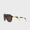 Braune Ralph Lauren 0Ph4173 Clubmaster Sonnenbrille für Herren