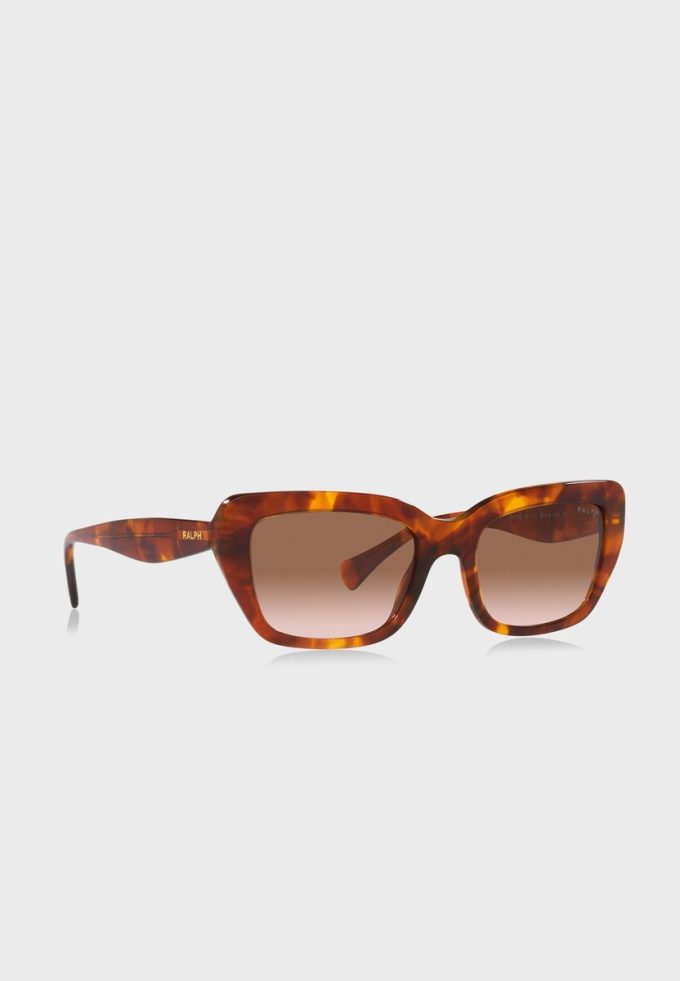 Braune Ralph Lauren 0Ra5292 Wayfarer-Sonnenbrille für Damen