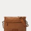 Braune Ralph Lauren Heritage Messenger Bags aus Leder für Herren
