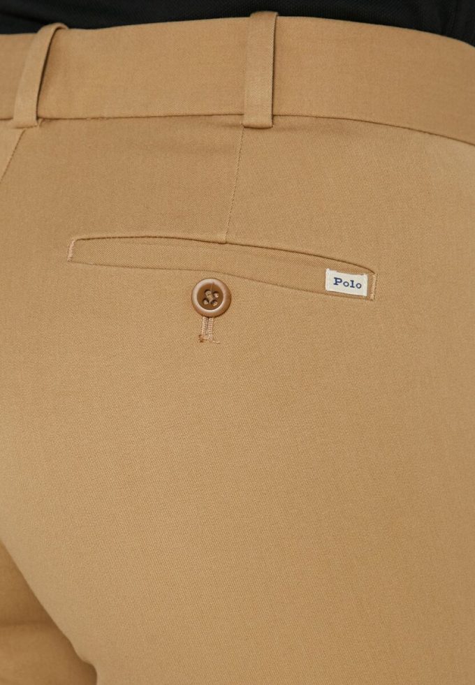 Braune Ralph Lauren High Waist Hose für Damen