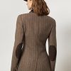 Braune Ralph Lauren Preston Fischgrätenjacken für Damen