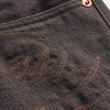 Braune Ralph Lauren Slim Narrow Fit Jeans mit schwarzem Resin Rinse für Herren
